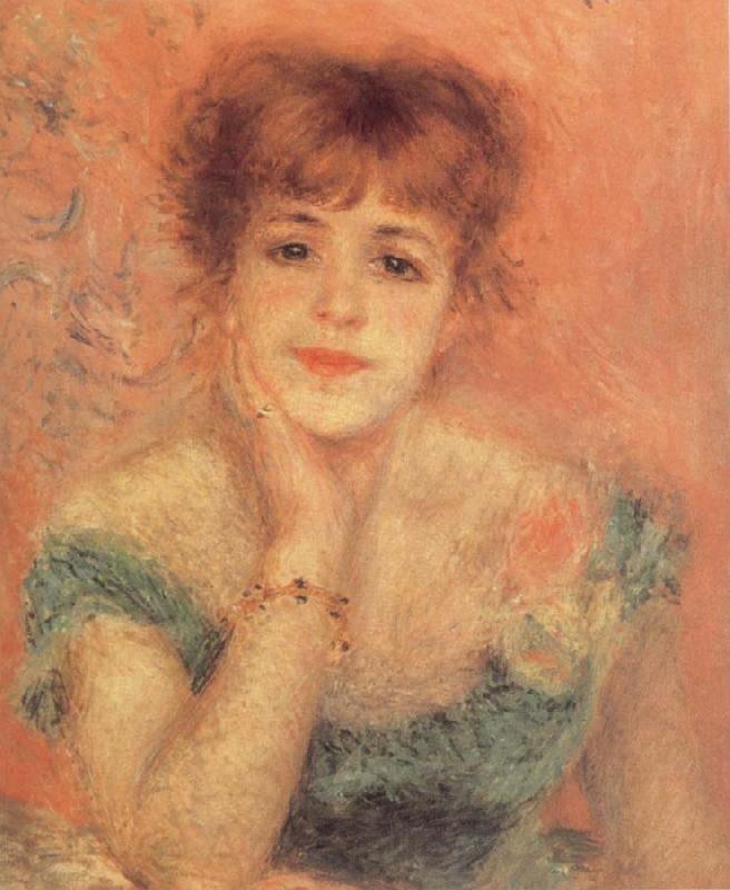 Pierre-Auguste Renoir Portrait of t he Actress Jeanne Samary Norge oil painting art